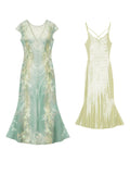 Olive Spectacular Qipao Cheongsam Two Piece