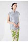 Pleated Peyton Appealing Qipao Cheongsam Top