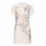 Callie Cute Embroidery Qipao Cheongsam Top