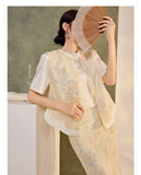 Samara Amazing Embroidery Qipao Cheongsam Two Piece