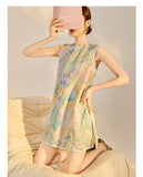 Silk Gabriela Dazzling Embroidery Qipao Cheongsam