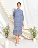 Tiles Pattern Qipao Cheongsam Dress