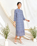 Tiles Pattern Qipao Cheongsam Dress