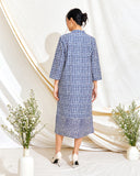 Tiles Pattern Qipao Cheongsam Dress