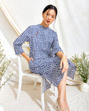 Tiles Pattern Qipao Cheongsam Dress
