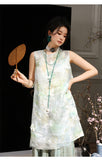 Valentina Satin Radiance Qipao Cheongsam Three Piece