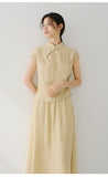 Zara Shining Qipao Cheongsam Two Piece