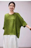 Sura Amber Yellow Relaxed Fit Cheongsam Top