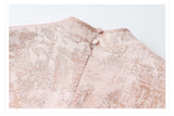 Oleander Lace Embroidered Slim Cheongsam Top