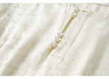 Zena Apricot Jacquard Cheongsam Top