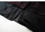 Organza Dark Red Jacquard Cheongsam Vest