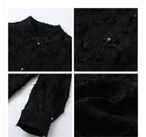 Winona Lace Jacquard Cheongsam Shirt