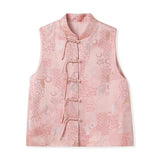 Nina 2-Piece Pink Embroidered Cheongsam Set
