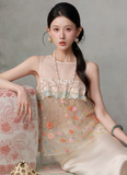 Eira Splendid Embroidered 2-Piece Cheongsam Qipao