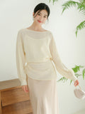 Verse Cloud Apricot Floral Jacquard Cheongsam Top