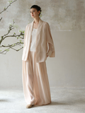 Georgiana 2-Piece Linen Short Coat Set Cheongsam