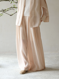 Georgiana 2-Piece Linen Short Coat Set Cheongsam