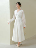 Sybil Soft White Mulberry Silk Cheongsam Dress