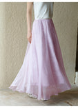 Lena Light Taro Purple Cheongsam Skirt