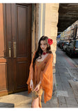 Clarice Shimmering Butterfly Strap Cheongsam Qipao Dress