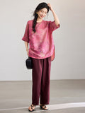 Yuna Light Purple Jacquard Cheongsam Top