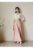 Starlight 2-Piece Xiu Apricot Top with Skirt Cheongsam