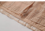 Fuchsia Milk Tea Embroidered Mandarin Collar Vest Cheongsam