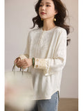Zena Apricot Jacquard Cheongsam Top