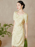 Tabitha Green Jacquard Cheongsam Dress