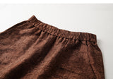 Crescendo Light Taro Purple Wide-Leg Casual Pants Cheongsam