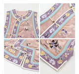 Opulence 2-Piece Embroidered Jacquard Cheongsam Set