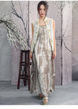 Rhiannon Beige Lace Embroidered Cheongsam Top