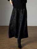 Priscilla Wide Leg Black Casual Pants Cheongsam