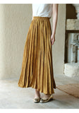 Chord Tea Brown Jacquard Cheongsam Skirt