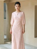Rita Cherry Blossom Pink Cheongsam Dress