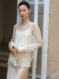 Lyric Black Embroidered Cheongsam Top