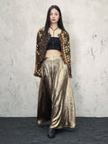 Amber Fortune Gold Vintage Cheongsam Skirt