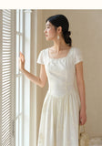 Sunset Cloud Butterfly Apricot Embroidered Cheongsam