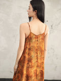 Nora Print Jacquard Cheongsam Dress