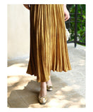 Chord Tea Brown Jacquard Cheongsam Skirt