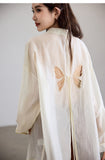 Ella Black Beaded Modern Shirt Cheongsam
