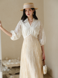 Valentina Warm Sunset Orange Lace Cheongsam Dress