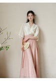 Starlight 2-Piece Xiu Apricot Top with Skirt Cheongsam