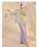 Longevity 2-Piece Jacquard Cheongsam Set