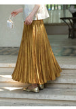 Chord Tea Brown Jacquard Cheongsam Skirt