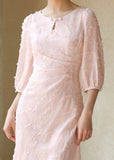 Rita Cherry Blossom Pink Cheongsam Dress