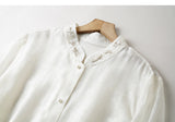 Kaida Crabapple Yellow Embroidered Cheongsam Top