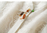 Lady Beige Lace Cheongsam Vest