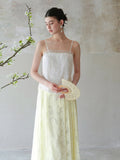 Veronica White Jacquard Cheongsam Top