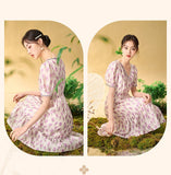 Zara Impeccable Frog Buttons Elegant Cheongsam Qipao Dress